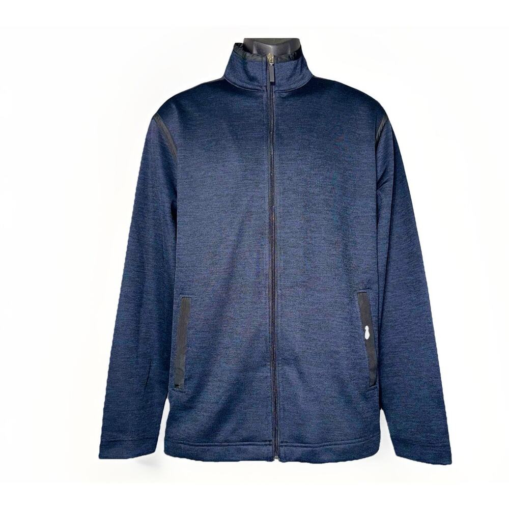 Johnston & Murphy Dark Navy Full-Zip Performance Jacket